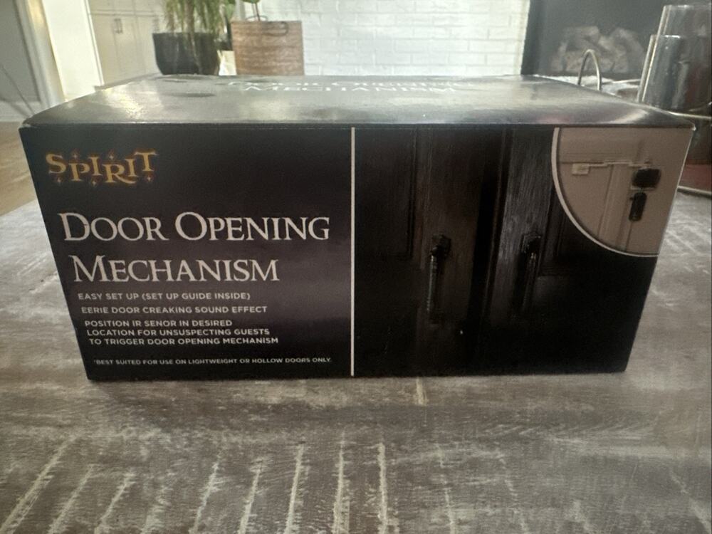 Spirit Halloween Door Opening Mechanism With Eerie Sound Effect & Easy Setup NEW